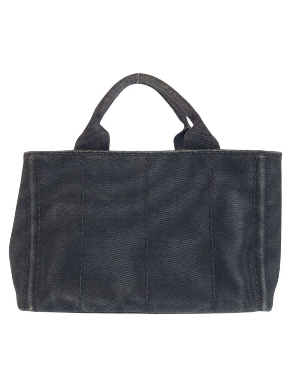 Prada Canapa Black Canvas Tote - Picture 2 of 9
